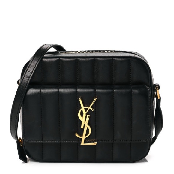 Yves Saint Laurent YSL Vicky Toy Camera Bag Black Great condition - Picture 1 of 9